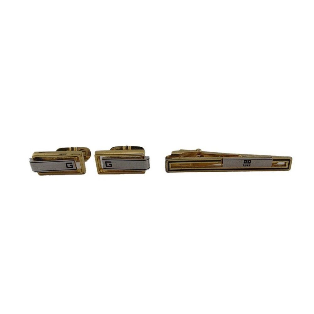 GIVENCHY cuffs Gold Silver Black Women Authentic secondhand